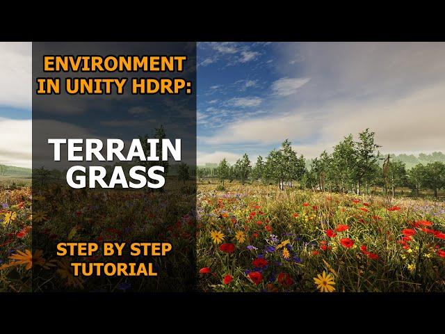 How To Add Grass in Unity | Step by Step Tutorial | HDRP |