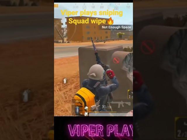 SRB VIPER SNIPING SQUAD WIPE WHATSAPP STATUS#viper#1vs4#rajgaming#srb#srbian#shorts#viperism#sniping