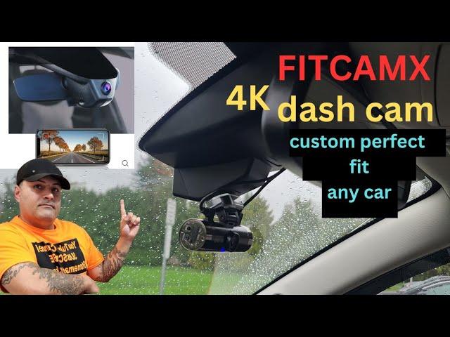 FITCAMX 4K DASH CAM CUSTOM FIT ANY CAR AMAZING PRODUCT RESOLUTION 