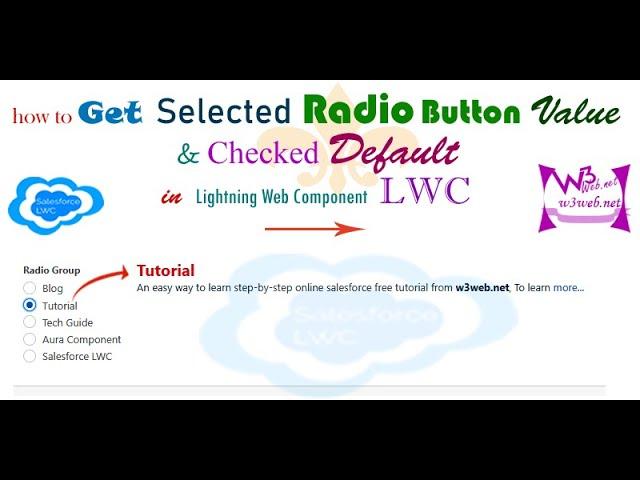 How to get selected radio button value and display content of button checked value in Salesforce LWC