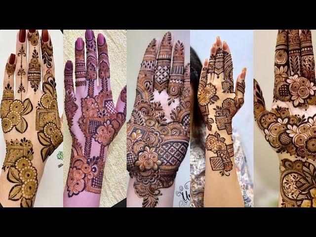 new stylish mehndi design / back hand Arabic mehndi design 2024 @alveenafatimaA