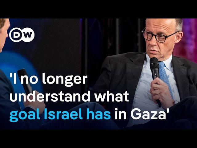 Germany’s chancellor Merz criticizes Israel's actions in Gaza | DW News