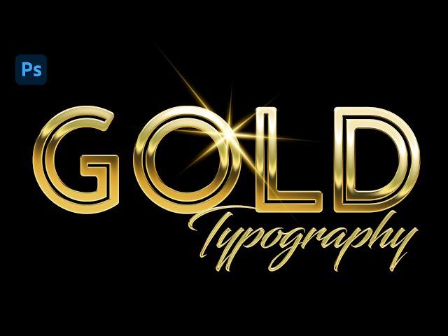 How To Create A Gold Text Effect In Photoshop