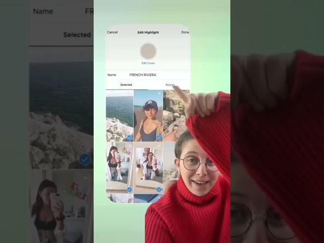 How to Add Instagram Highlight Covers Without Posting to Story #shorts