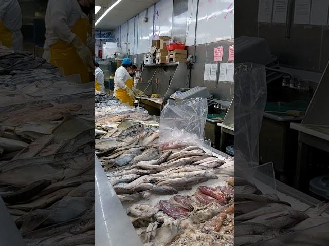 Busy Seafood Department of Lotus Food @BostonChinatown