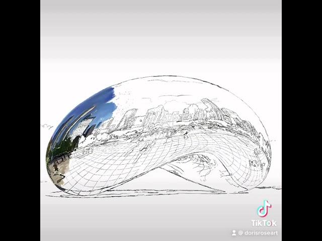  ART TIME-LAPSE || ‘The Bean’ Digital Painting by Doris Rose