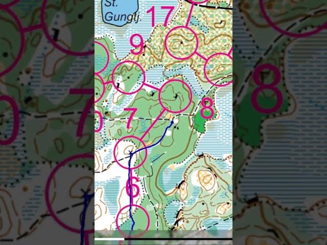 СЛОЖНЫЙ СПРИНТ В ШВЕЦИИ. ТРЕК Virtual-O #shorts #orienteering #virtualo