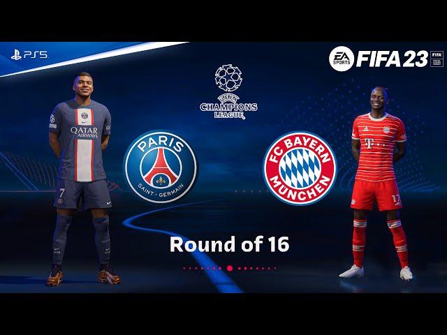 FIFA 23 - PSG Vs Bayern Munich - UEFA Champions League | PS5™ Next Gen [4K60fps]