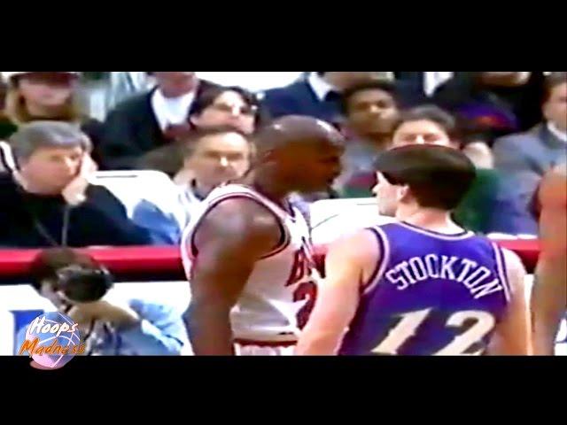 Michael JORDAN vs John STOCKTON Trashtalk!