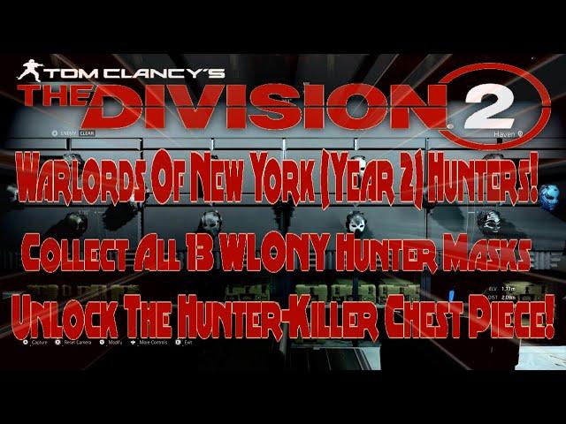 Guide To All 13 Warlords Of New York (Year 2) Secret Hunter Masks! Unlock Hunter Killer Chest Piece!