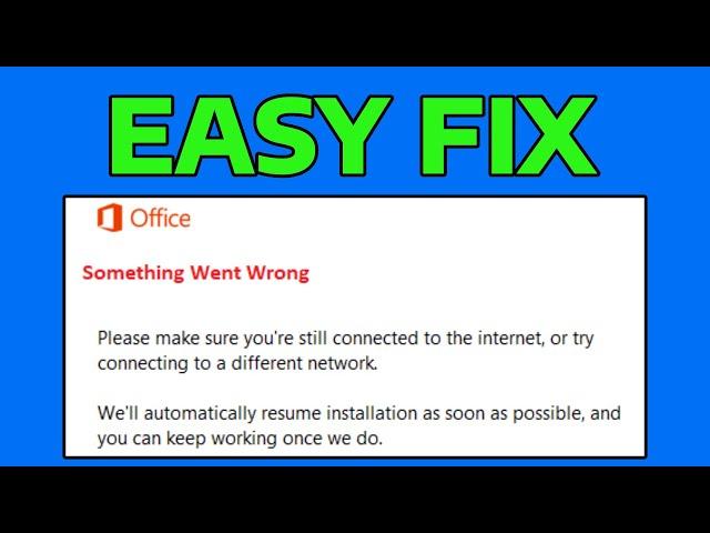 How To Fix Office 365 No Internet Connection Error in Windows