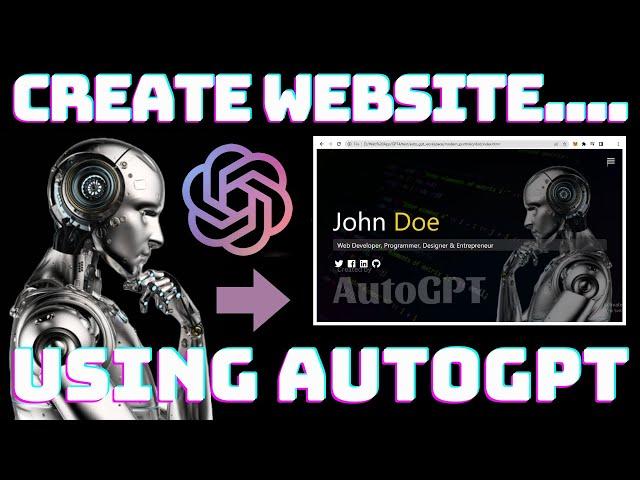 How to install & Create a Website using AutoGPT | Auto-GPT Tutorials