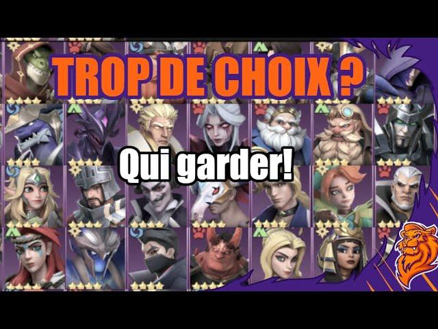 Les epiques que tu DOIS garder dans chaque faction. Le reste tu peux FOOD -- INFINITE MAGICRAID