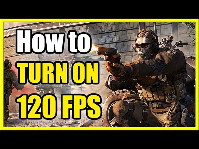 How to TURN ON 120 FPS & 120 HZ Mode in WARZONE 2 on PS5 (Easy Tutorial)