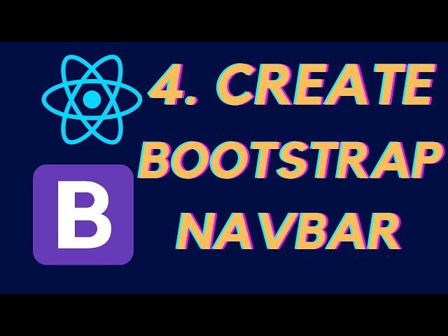 Create a Bootstrap navbar in ReactJS | Bootstrap navbar