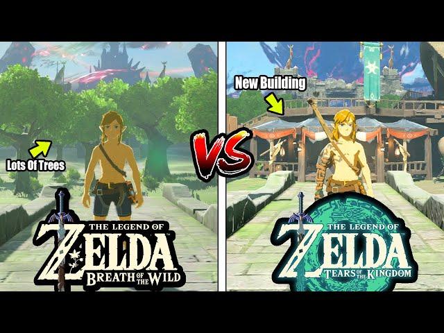 Tears Of The Kingdom VS Breath Of The Wild - 16 Popular Locations Comparison