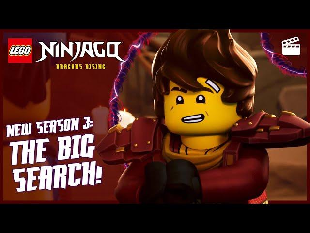 NEW Season 3 Story Trailer  | The Big Search! | LEGO NINJAGO®: Dragons Rising