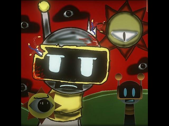 Fun bot and Mr.Sun Breakcore #sprunki #breakcore #edit #viral