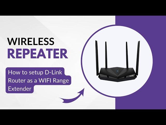 How to setup d link router as repeater (easy method)