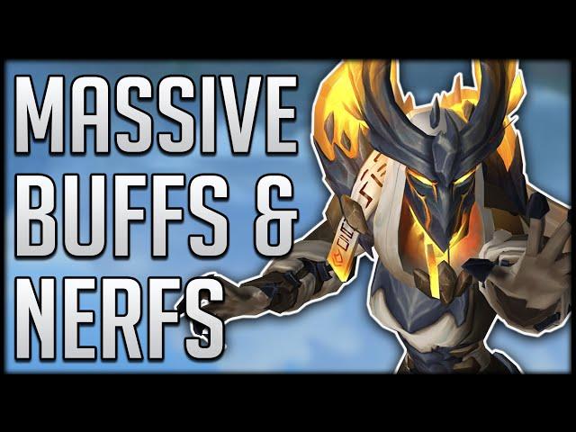 100% Damage Increases!! HUGE Class Buffs & Nerfs, New Gear Catch Up & Valor Cap Removed!