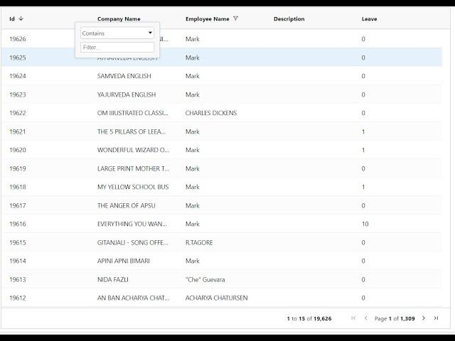 Ag grid | Angular | Pagination | Data Source | Spring boot| Filter and sort from Backend database