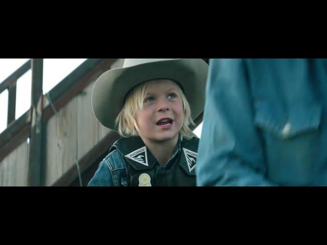 Jagger Mauney gets on his Jersey Calves.