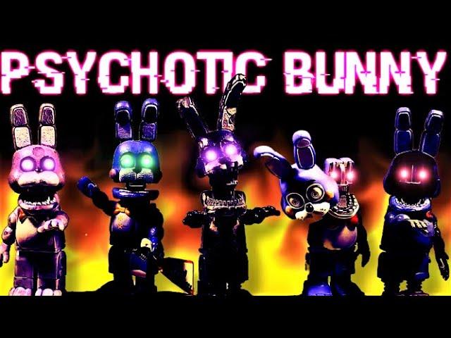 ️Psychotic Bunny | FNAF BONNIE SONG FULL ANIMATION [STOP MOTION | LEGO]️