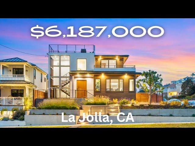 Touring $6.2M Mansion with Ocean Views in La Jolla, CA | Homes For Sale | Full property Tour