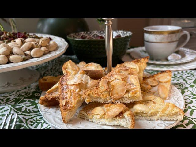 Easy snack recipe/Almond crunch/ my musical kettle/small teatime setup