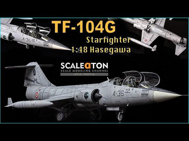 TF-104G Starfighter Italian Air Force Scale Model Aircraft PART 2