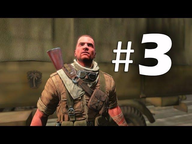 Sniper Elite 3 Part 3 - Halfaya Pass - Gameplay Walkthrough PS4