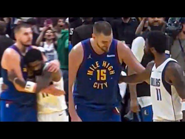 Kyrie Irving Hugged a Downcast Nikola Jokic after a Loss, Here’s How Jokic Reacted Nuggets-Mavericks