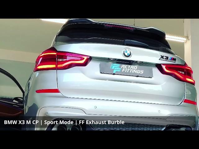 BMW F97 X3M Competition | FF exhaust burble | FF Schubabschaltung | Sound