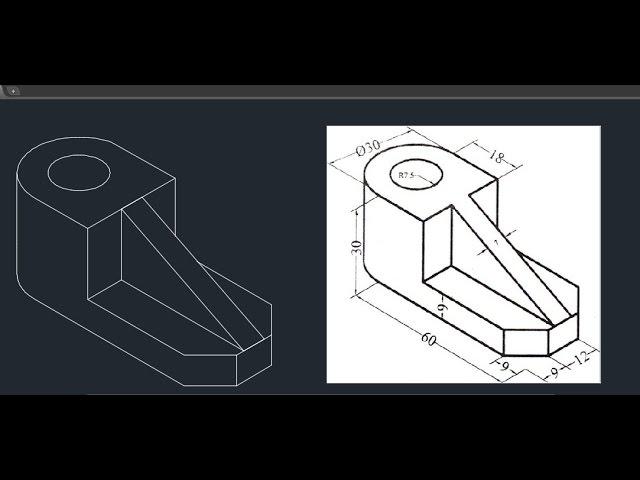 Autocad Isometric drawing 04