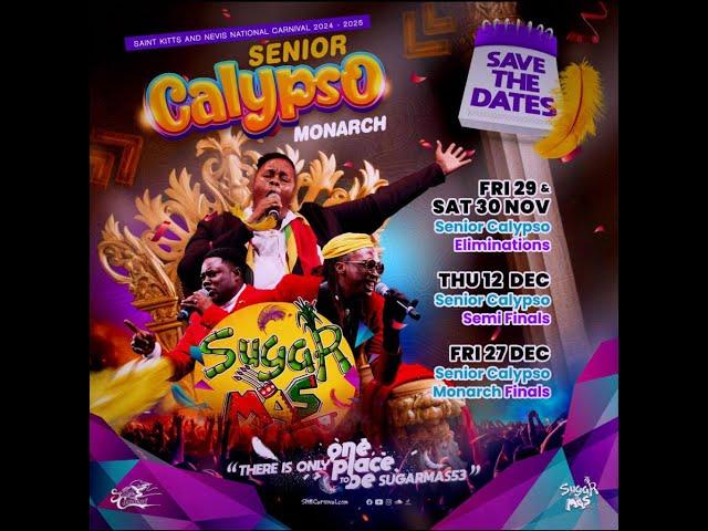 Senior Calypso Monarch Eliminations 2024- 1st December 2024