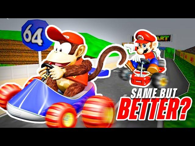 Is Diddy Kong Racing A Copy Of Mario Kart 64? - The Truth Behind The N64 Racing Games | RetroGamerHQ