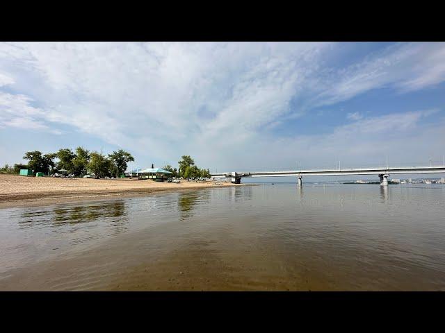 Саратовский городской пляж-остров