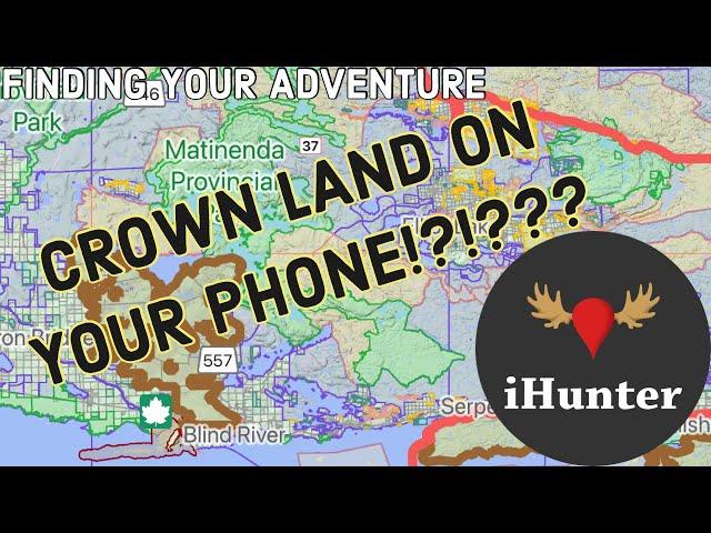 FINDING CROWN LAND with the IHunter app.