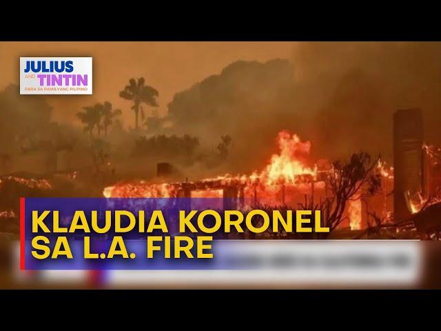 Klaudia Koronel, naging hero sa wildfire sa Los Angeles