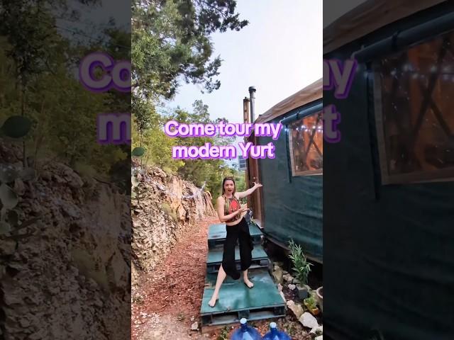 I bought this pre-built Yurt for $22k off of FB Marketplace! #yurt #tinyhouse #yurtlife #homestead