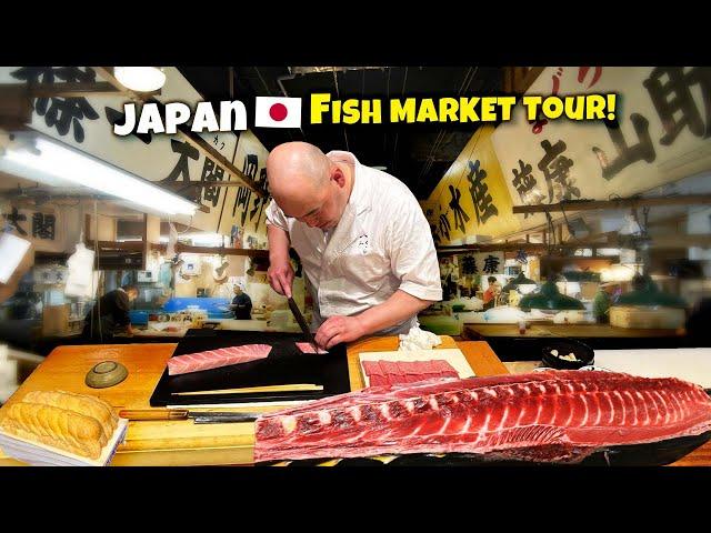 26 Course LUXURY Sushi Omakase & NEW Toyosu FISH MARKET in Tokyo Japan