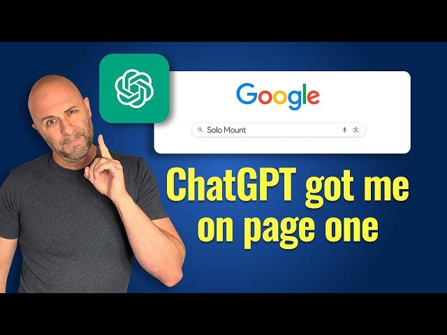 ChatGPT Prompt Tutorial to Improve Google SEO - Write Longer Keyword Optimized Articles & Long Blogs