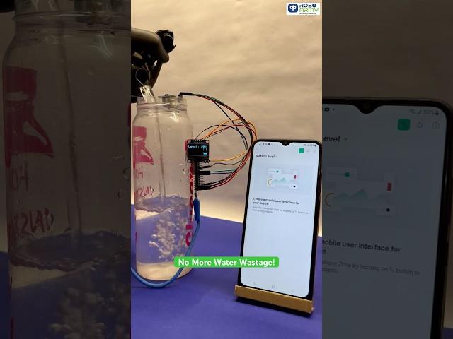 Smart Water Level Alert using ESP32! No more tank overflows or dry surprises #smartdevices #roboarmy