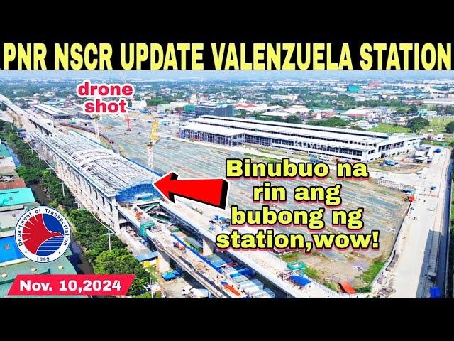 Binubuo na rin ang roof! PNR NSCR UPDATE VALENZUELA STATION & DEPOT|Nov.10|build better more