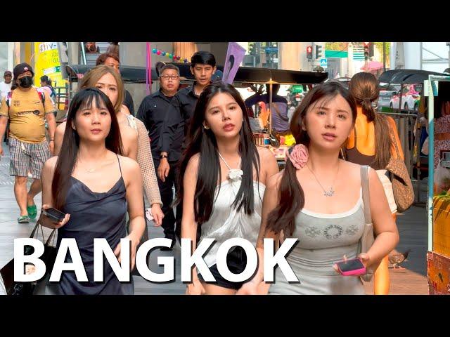 Bangkok Street, City Life Scenes Thailand 