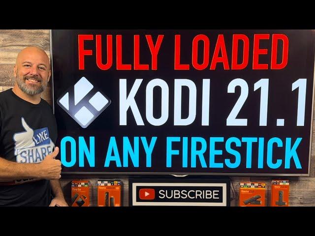 New FULLY LOADED KODI 21 on any Amazon Firestick for 2024