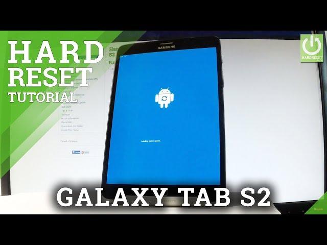 SAMSUNG Galaxy Tab S2 REMOVE SCREEN LOCK / Hard Reset