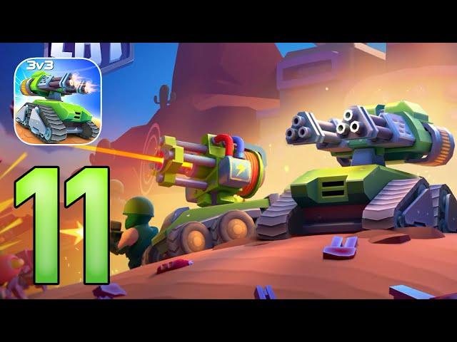 Tanks A Lot 3v3 Brawls: Gameplay Walkthrough Part 11 -Tutorial! (iOS, Android)