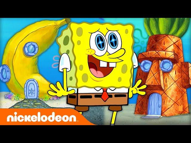 Every Time SpongeBob's House WASN'T A Pineapple  | Nicktoons