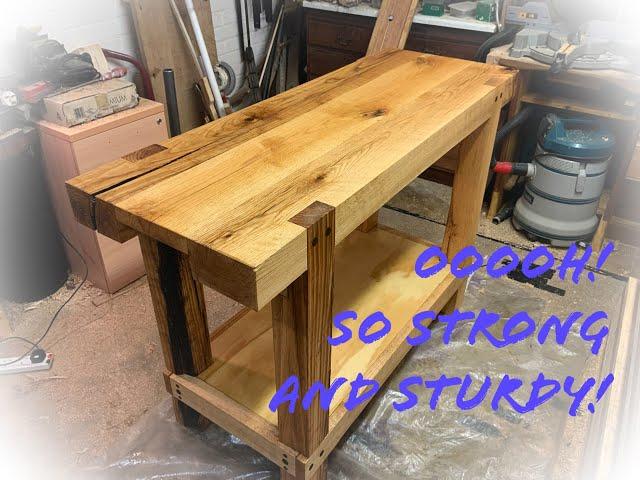 Finshing My Solid-Oak Workbench!